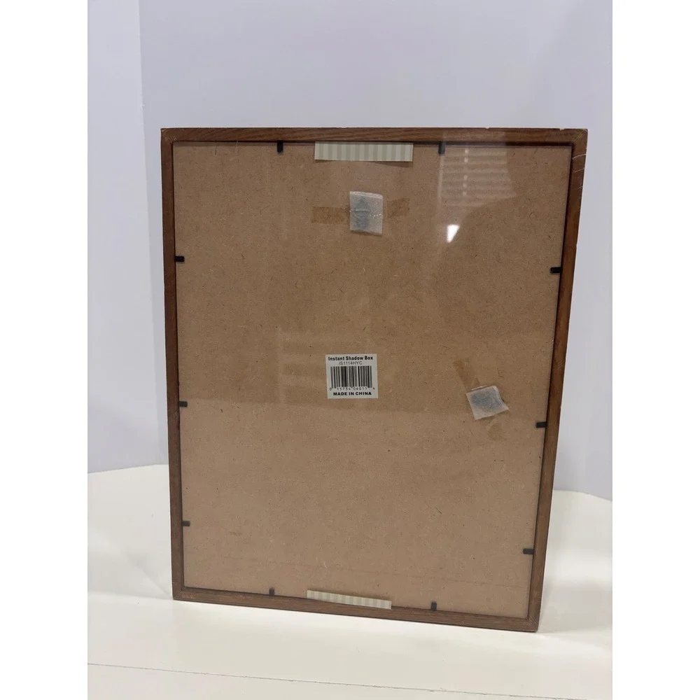 Structural Industries Instant Shadow Box 11x14 Solid Oak Frame Velvet IS1114HYC